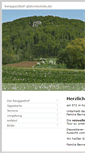 Mobile Screenshot of berggasthof-glatzenstein.de